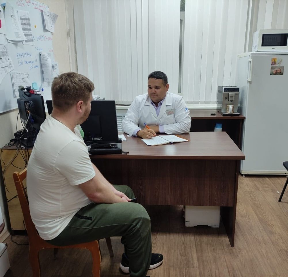 Состоялся очередной прием граждан, который провел и. о. главного врача Хасанов Альмир Рауфович