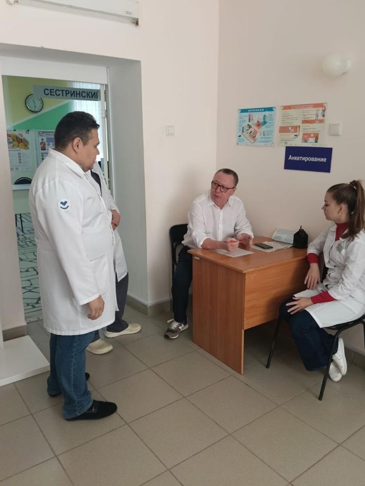 Главный врач Давлекановской ЦРБ прошел маршрут пациента для улучшения диспансеризации
