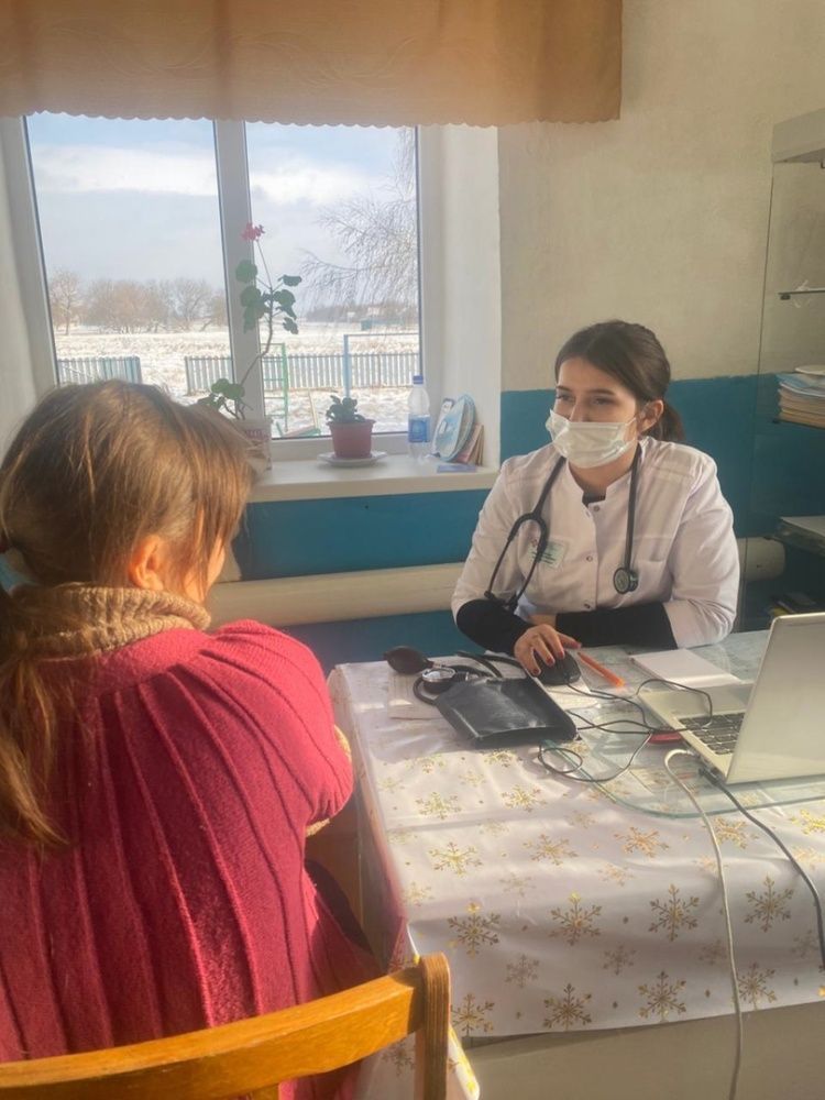 Выезд в села Горчаки и Ахуново с целью проведения диспансеризации и профилактических медицинских осмотров